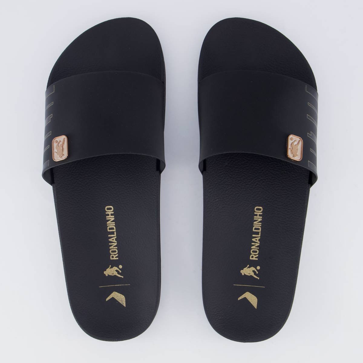 Chinelo Rider Slide R10 Preto Preto 1