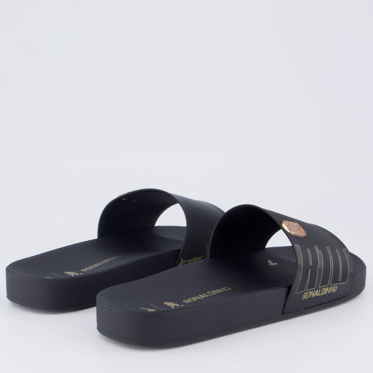 Chinelo Rider Slide R10 Preto Preto 4