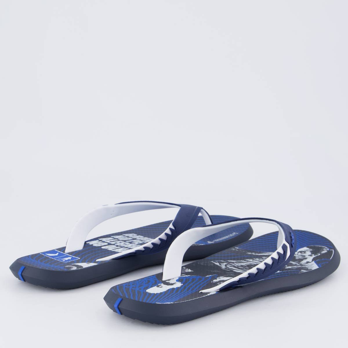 Chinelo Rider R1 Prime R10 Preto e Azul Azul 4