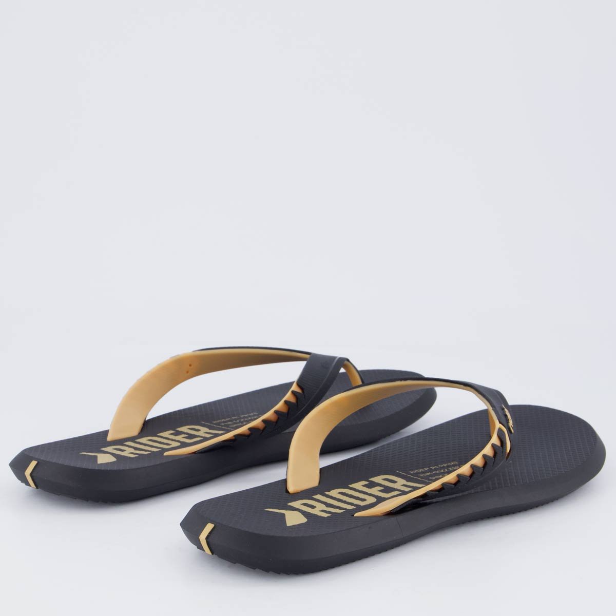 Chinelo Rider R1 Prime Preto e Marrom Preto 4