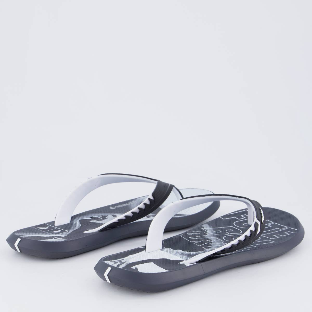 Chinelo Rider R1 Prime R10 Preto e Cinza Claro Preto 4