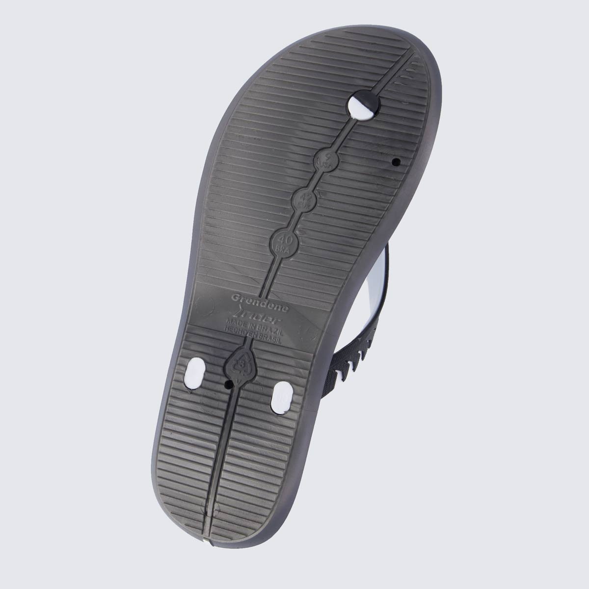Chinelo Rider R1 Prime R10 Preto e Cinza Claro Preto 5