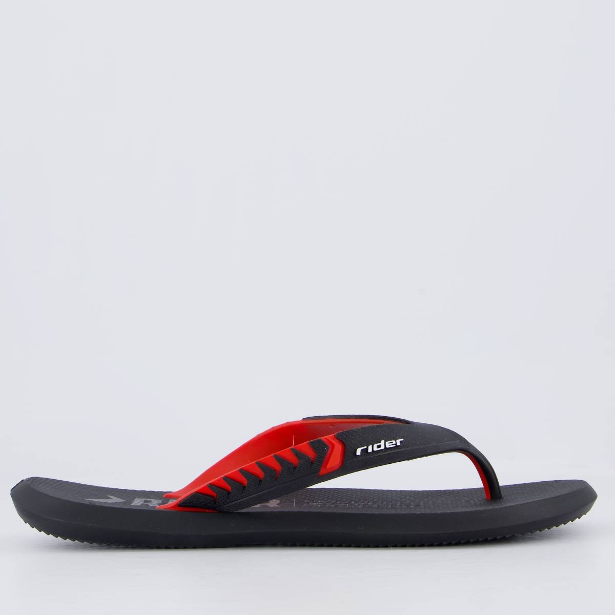 Chinelo Rider R1 Prime Preto e Vermelho Preto 2