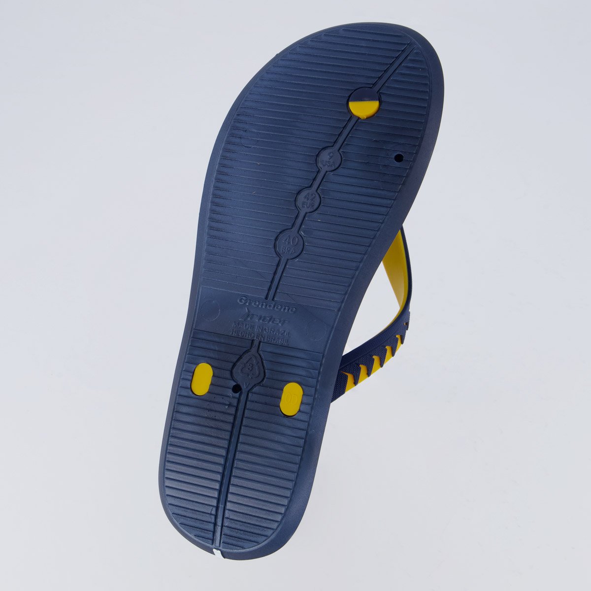 Chinelo Rider R1 Prime Marinho e Amarelo Azul Marinho 5