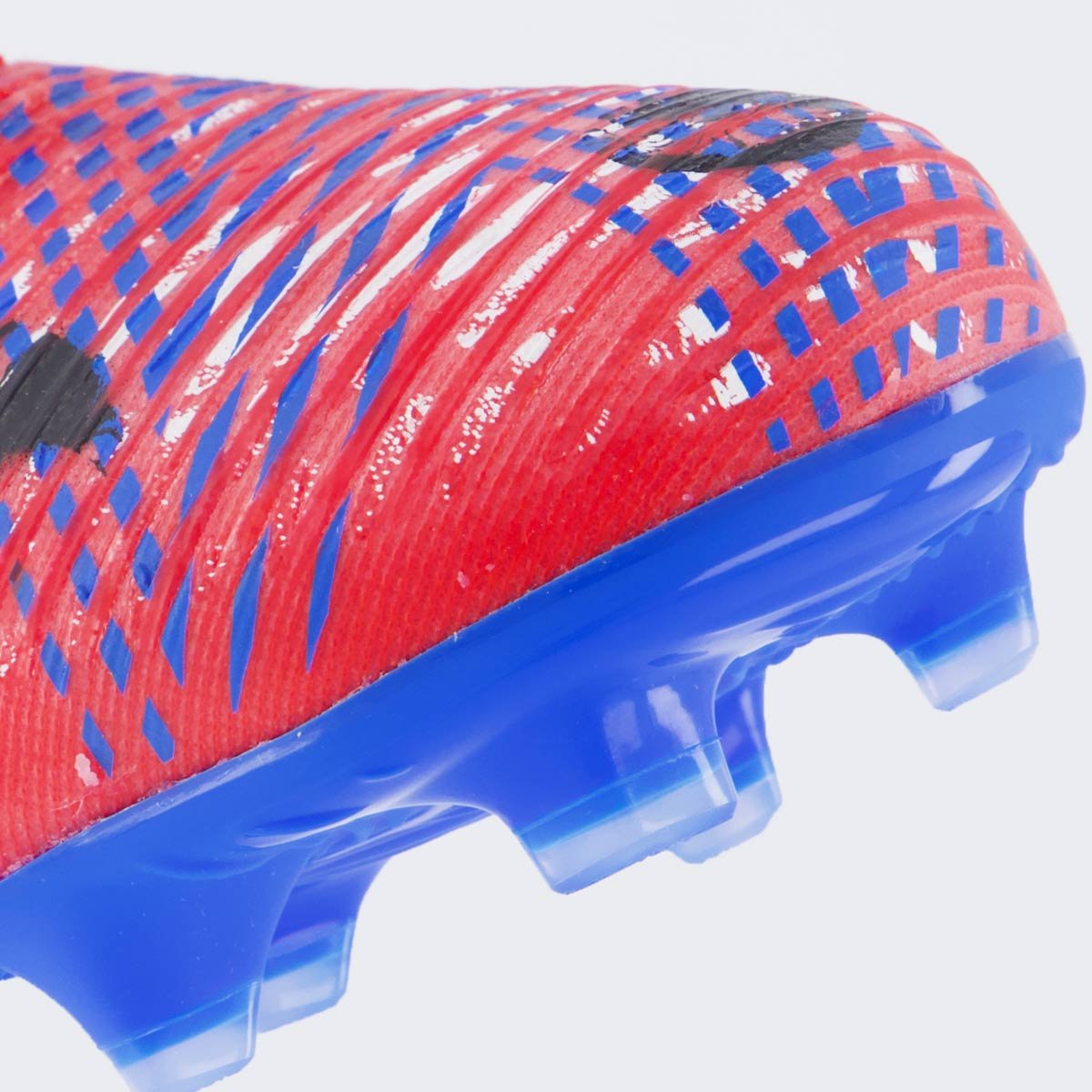 Chuteira Puma Future 8 Match Playmakers FG/AG Campo Juvenil Vermelha e Azul Vermelho/Azul 8