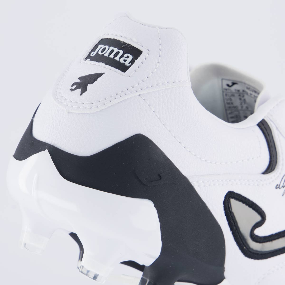 Chuteira Joma Aguila Cup Campo Branca Branco/Preto 6