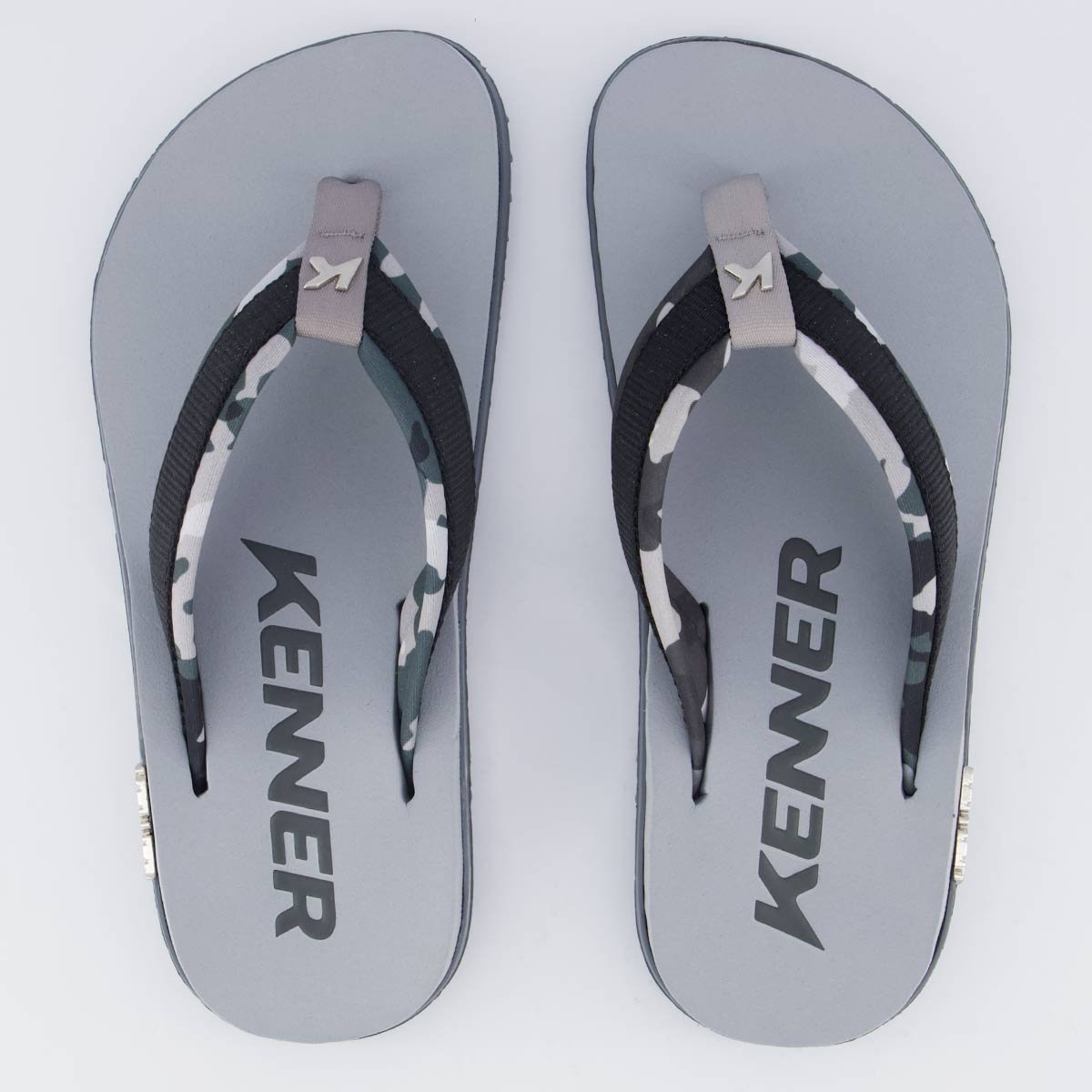 Chinelo Kenner Kivah Army Cinza