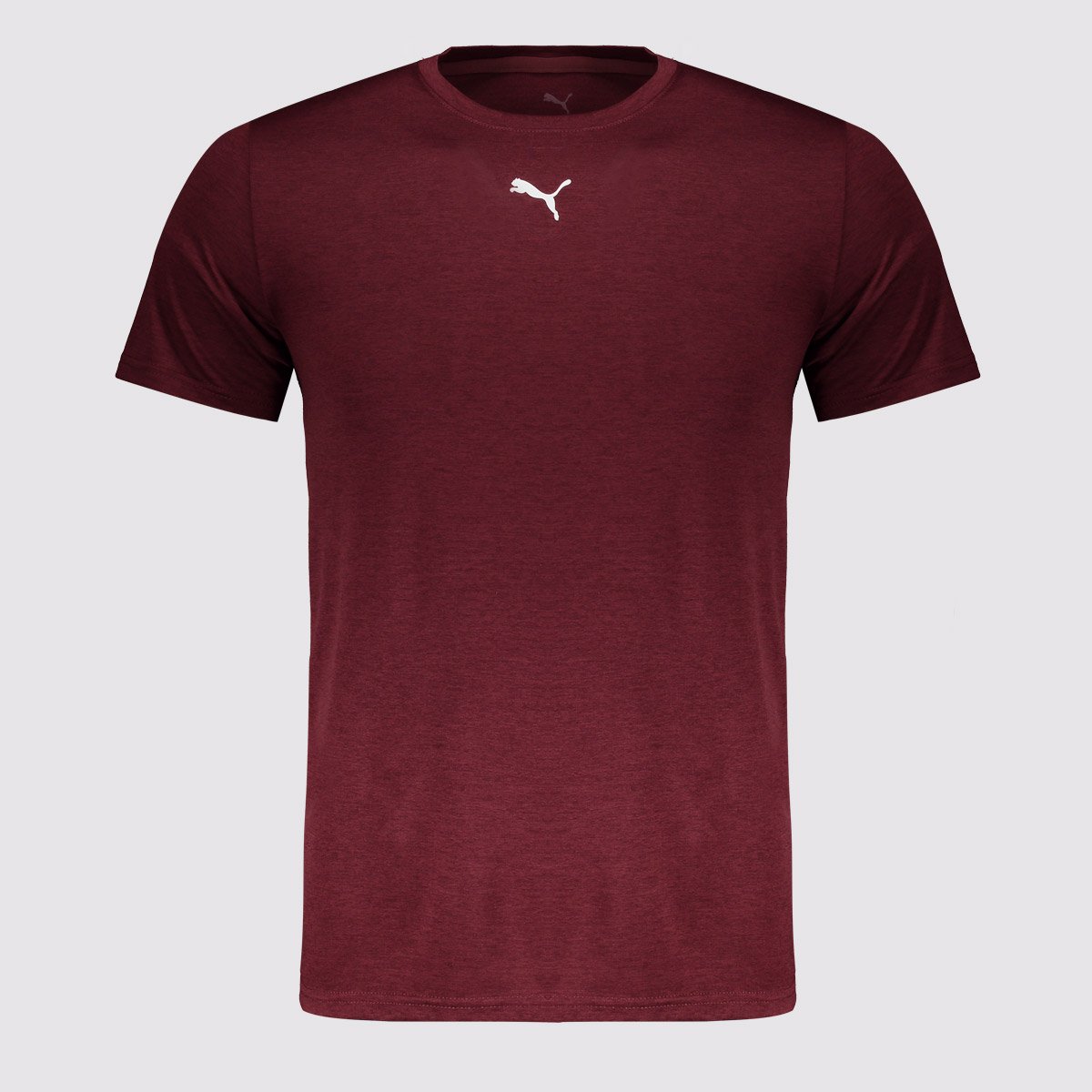 Camiseta Puma Tad Essentials Heather Bordô