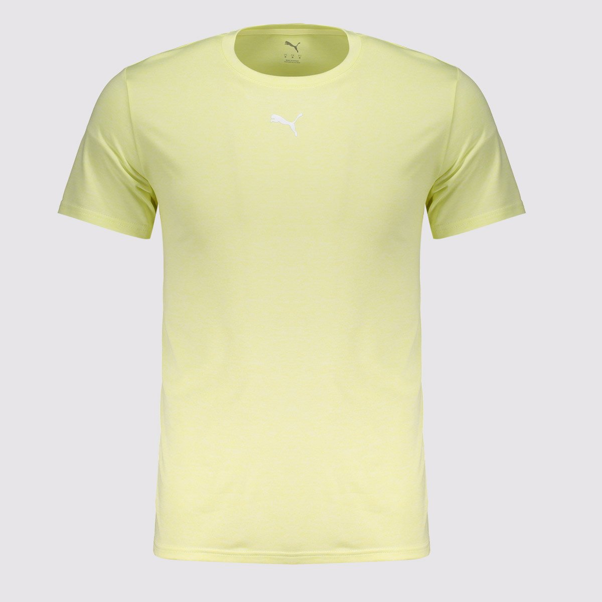 Camiseta Puma Tad Essentials Heather Amarela