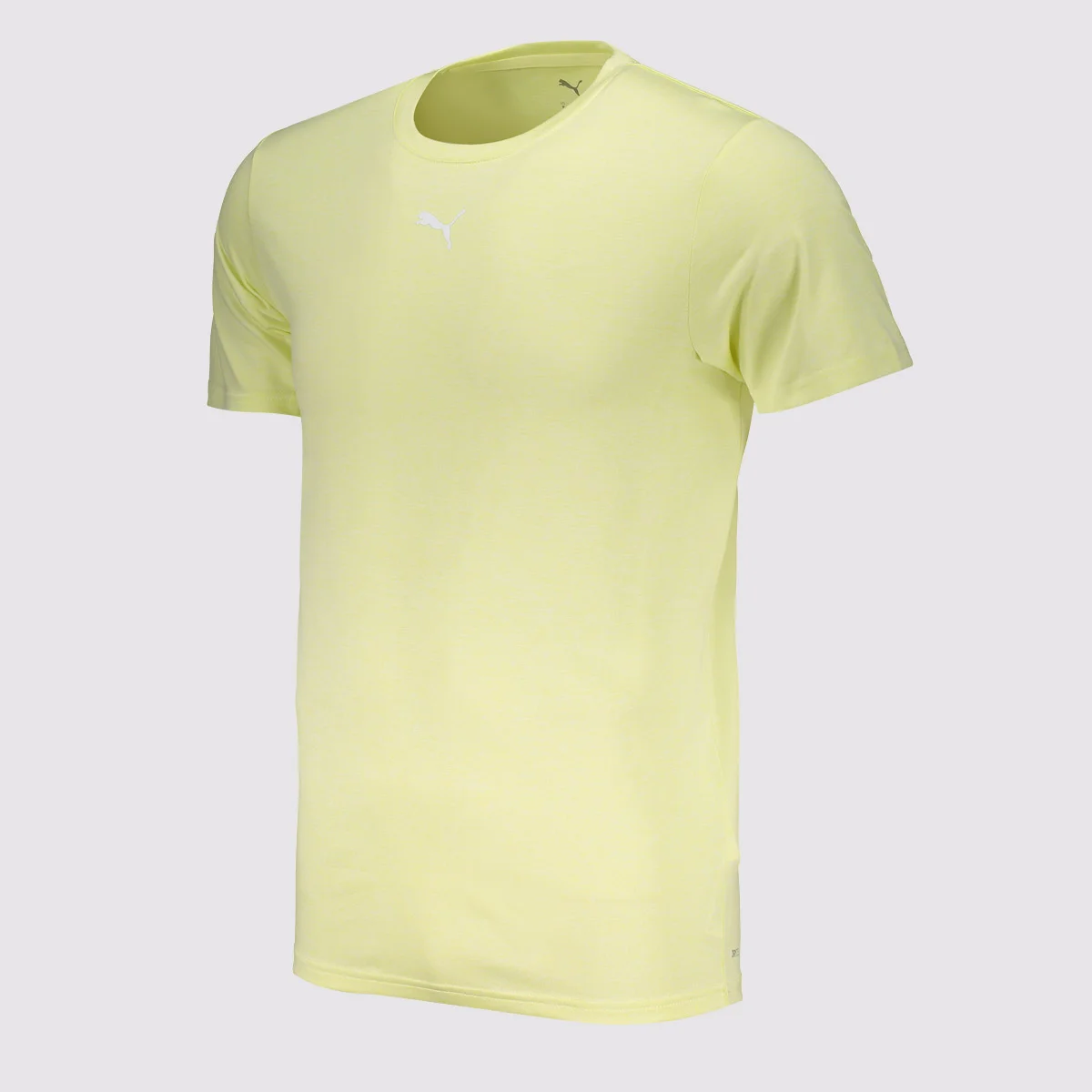 Camiseta Puma Tad Essentials Heather Amarela Amarelo 2