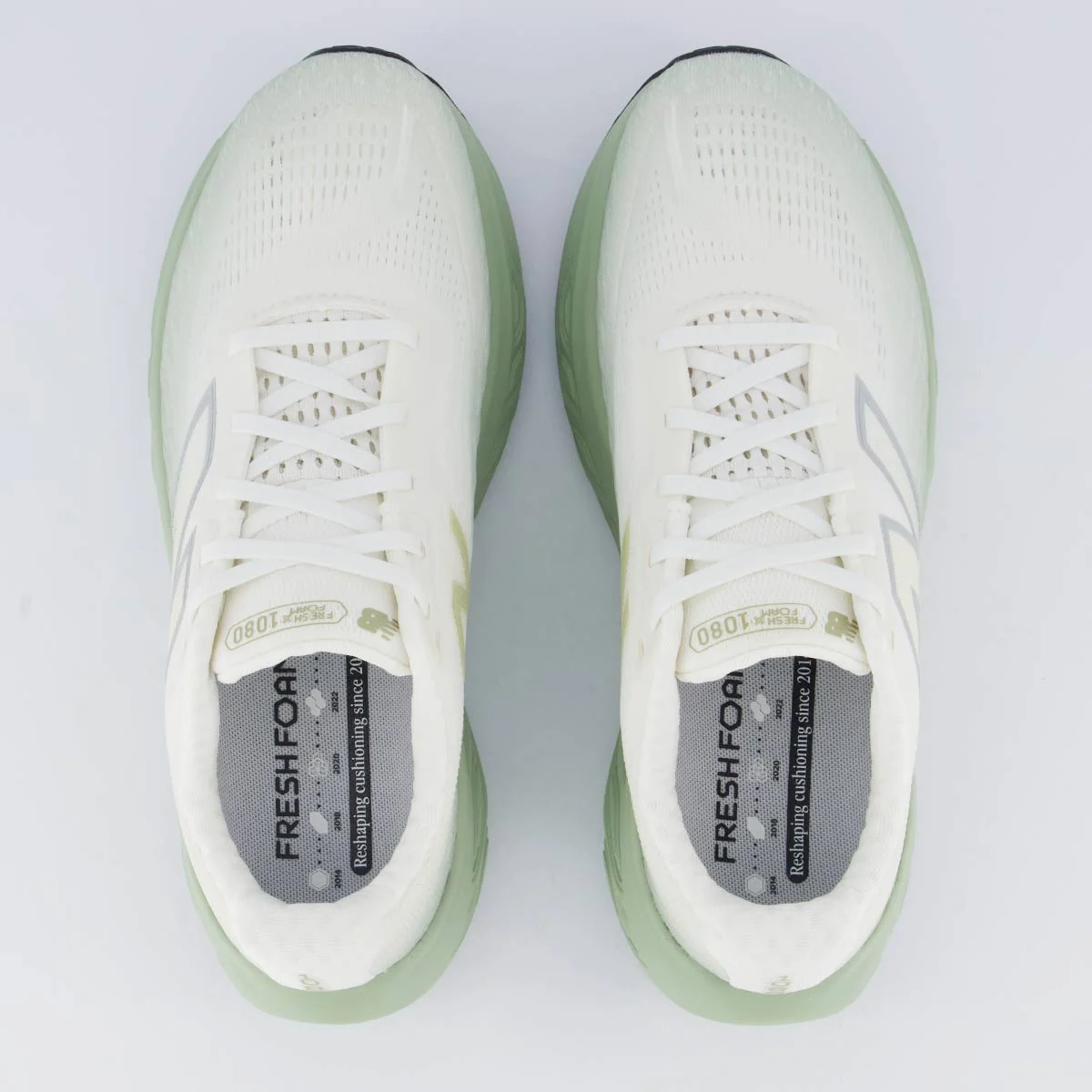 Tênis New Balance Fresh Foam X 1080 V14 Verde e Branco Verde 4
