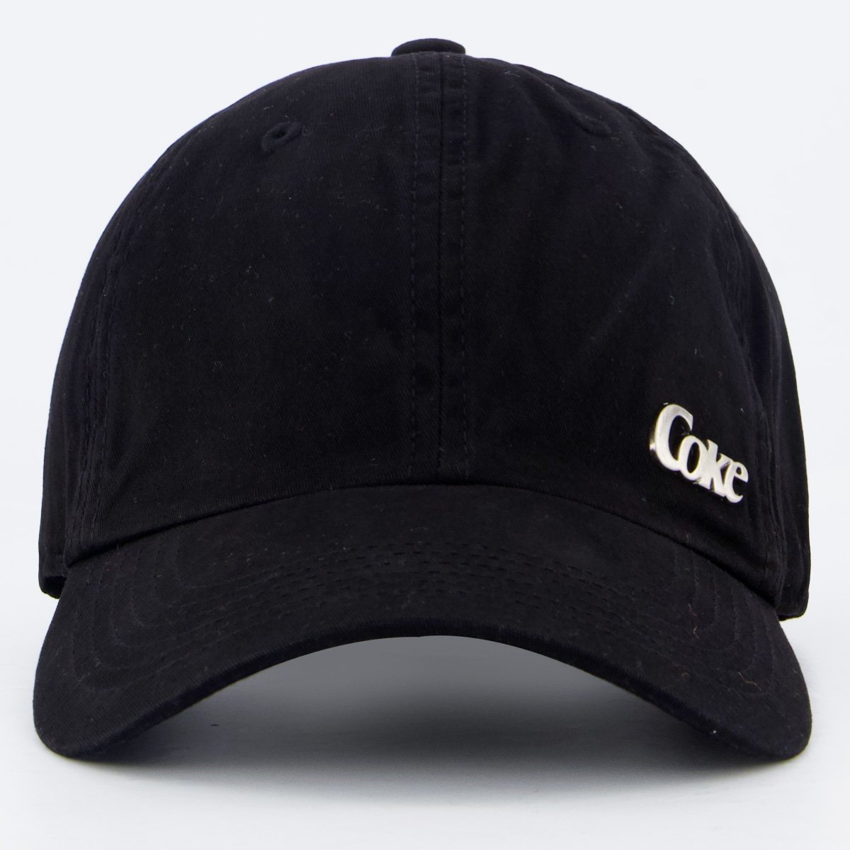 Boné Coca Cola Coke Logo Preto Preto 2