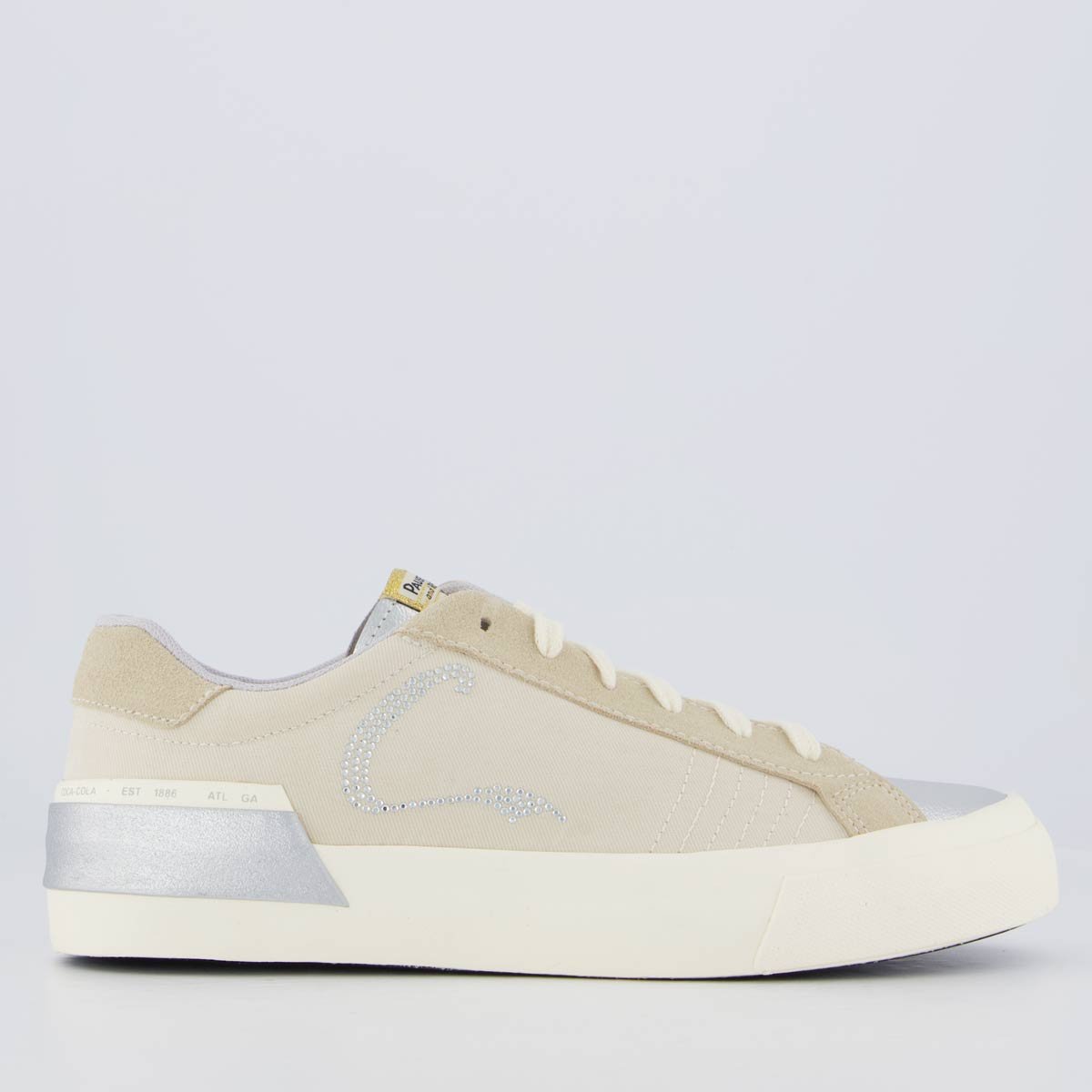 Tênis Coca Cola Lavine Feminino Bege