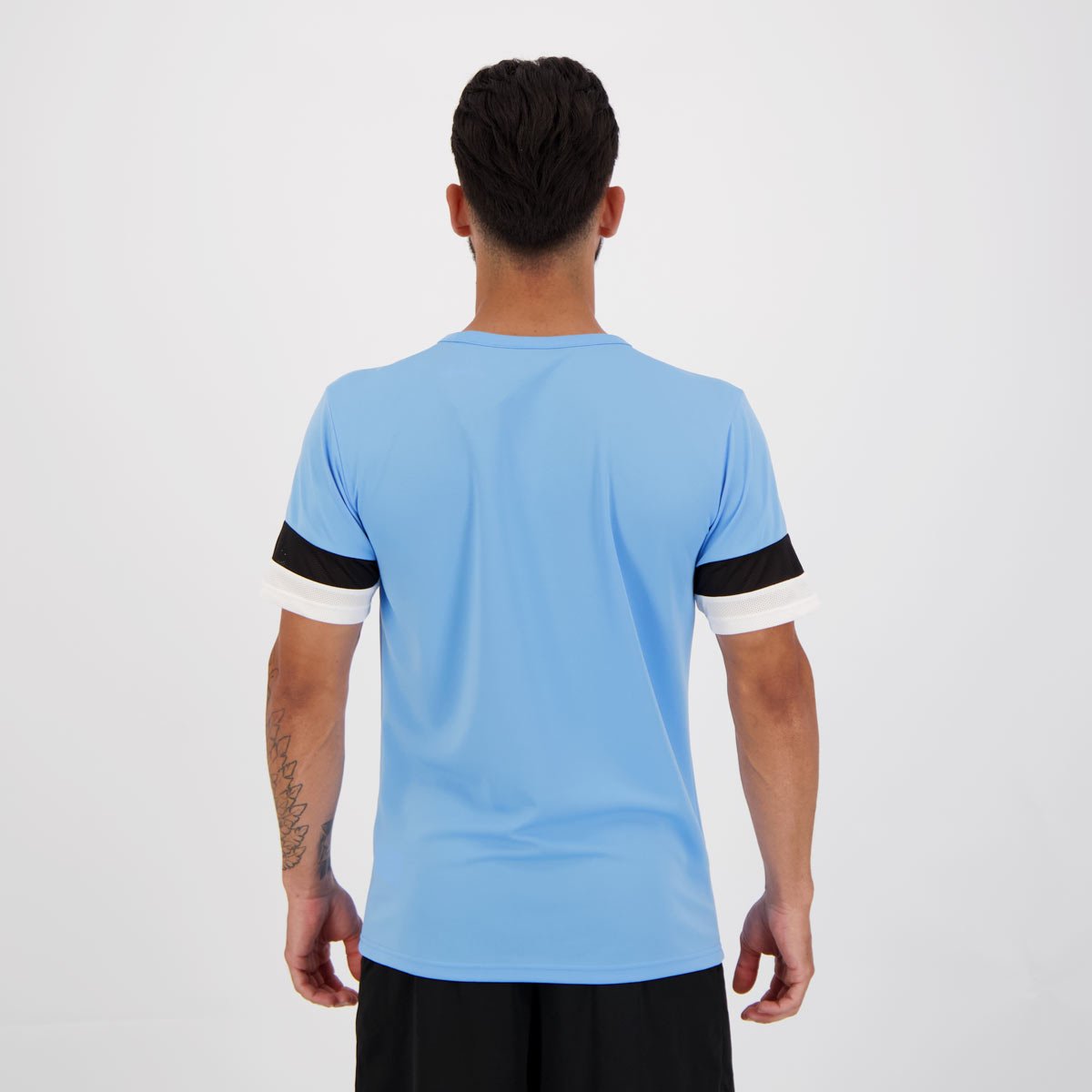 Camisa Puma Teamrise Azul e Preta Azul 3