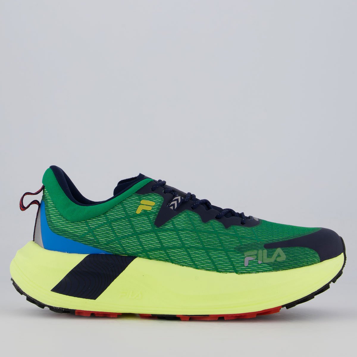 Tênis Fila Racer Skytrail Verde e Marinho