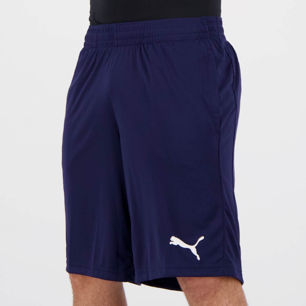 Bermuda Puma Active Interlock II Marinho Azul Marinho 3