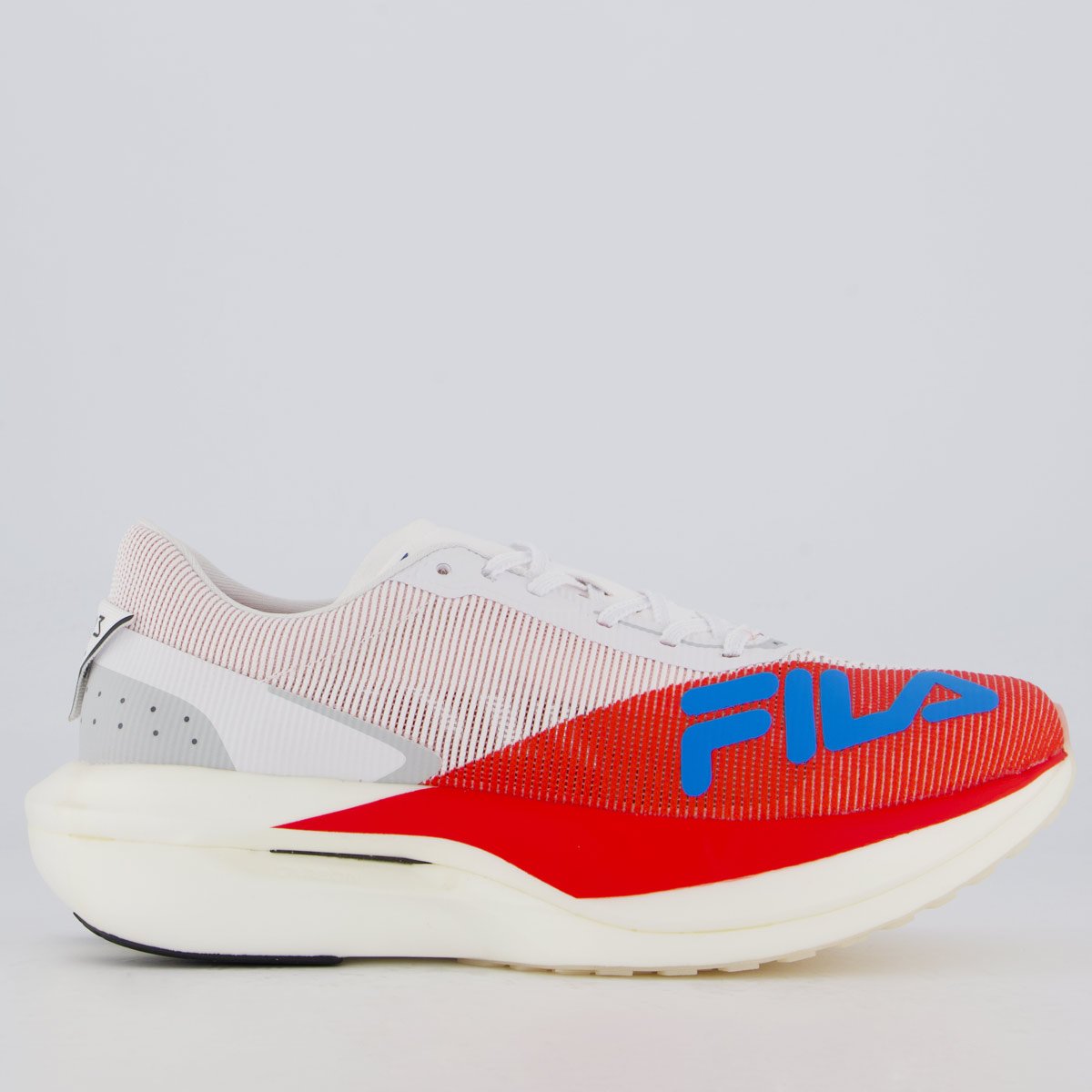 Tenis Fila Racer Carbon 3 Branco e Vermelho
