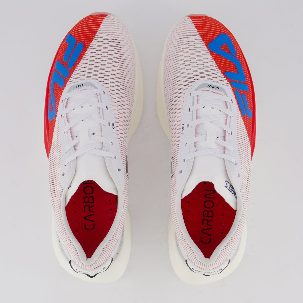 Tenis Fila Racer Carbon 3 Branco e Vermelho Branco/Vermelho 4