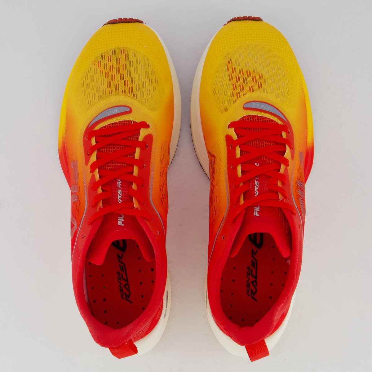 Tênis Fila KR6 Frame Vermelho e Amarelo Vermelho/Amarelo 4