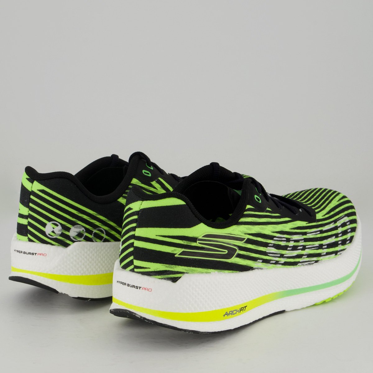 Tênis Skechers Go Run Razor 4 Verde e Branco Verde 3