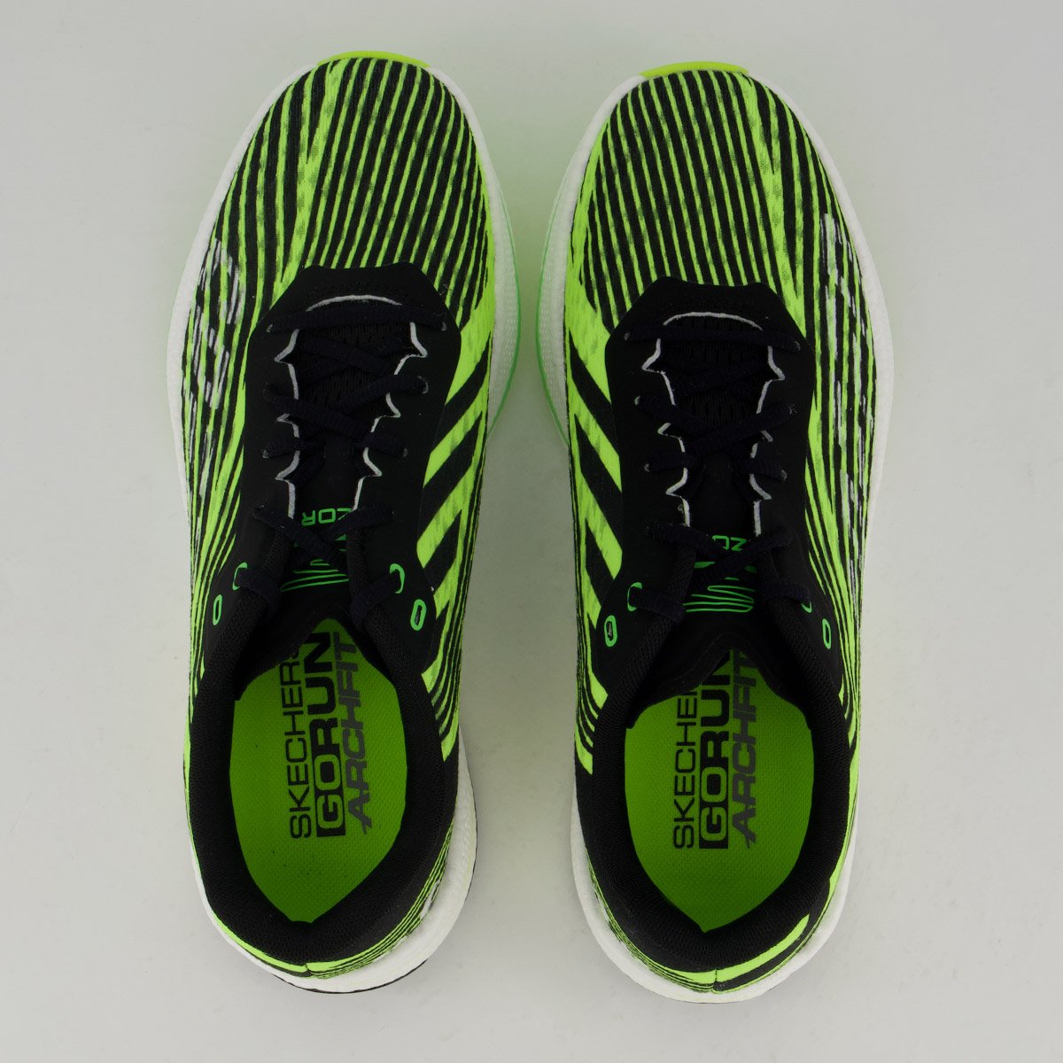 Tênis Skechers Go Run Razor 4 Verde e Branco Verde 4