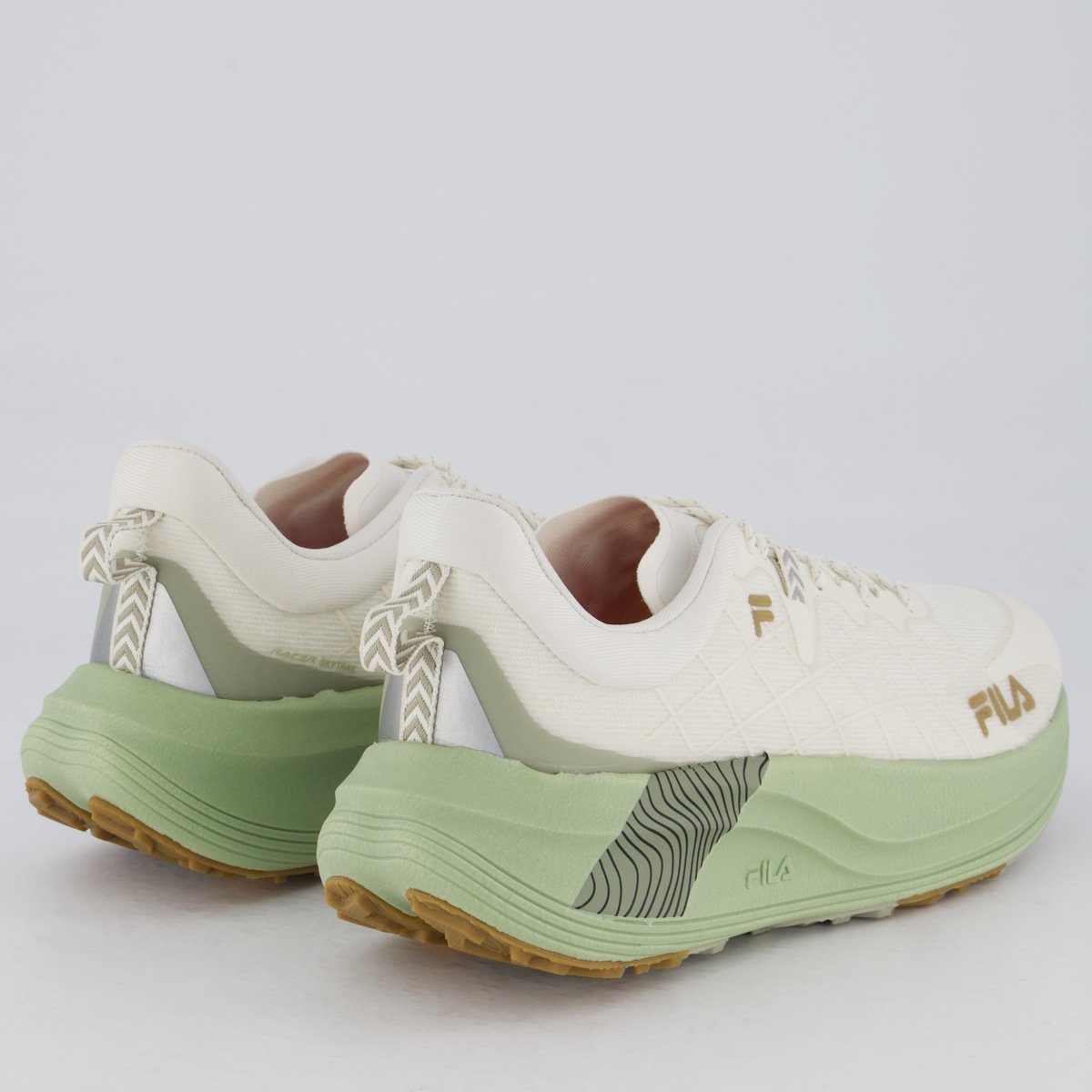 Tênis Fila Racer Skytrail Bege e Verde Bege/Verde 3