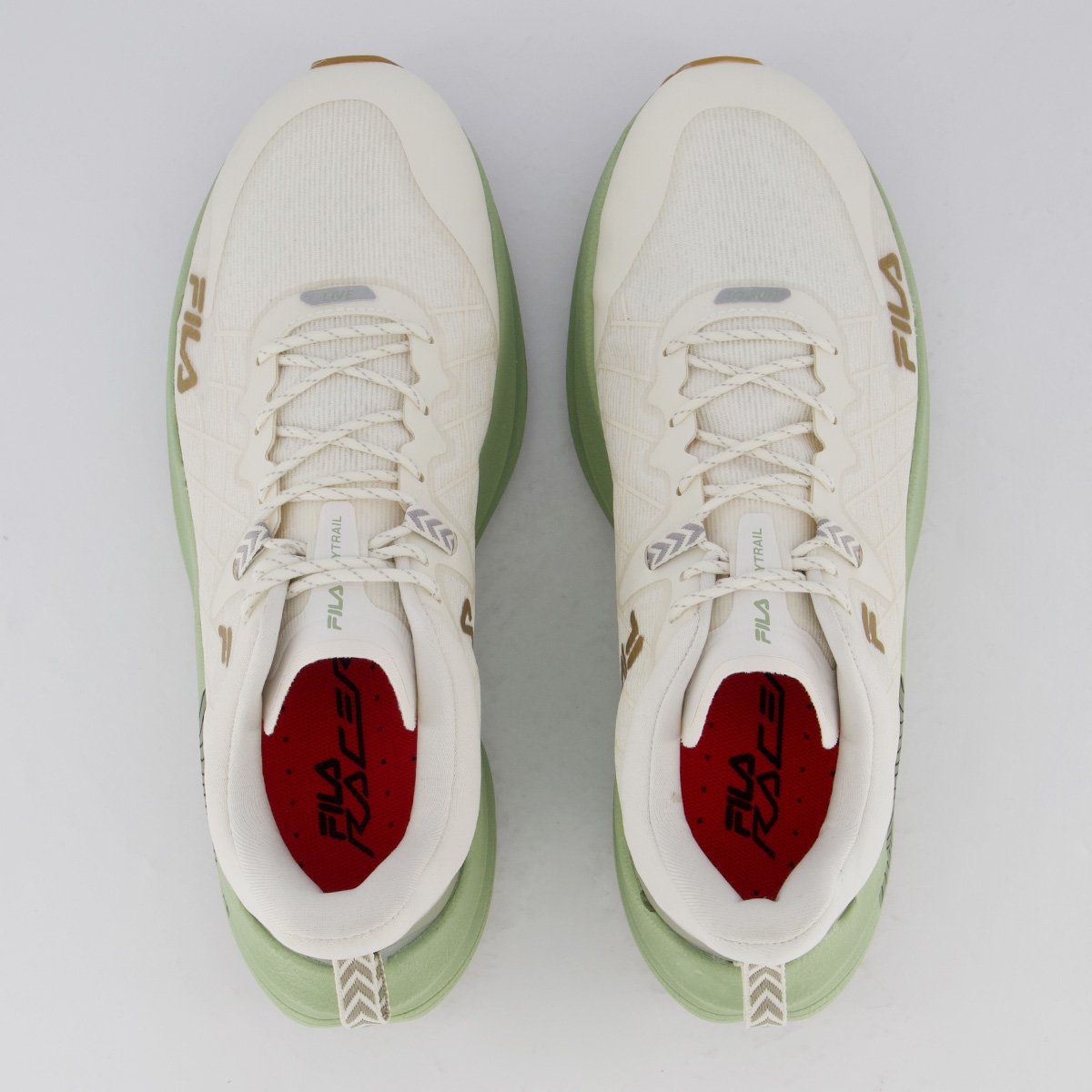 Tênis Fila Racer Skytrail Bege e Verde Bege/Verde 4