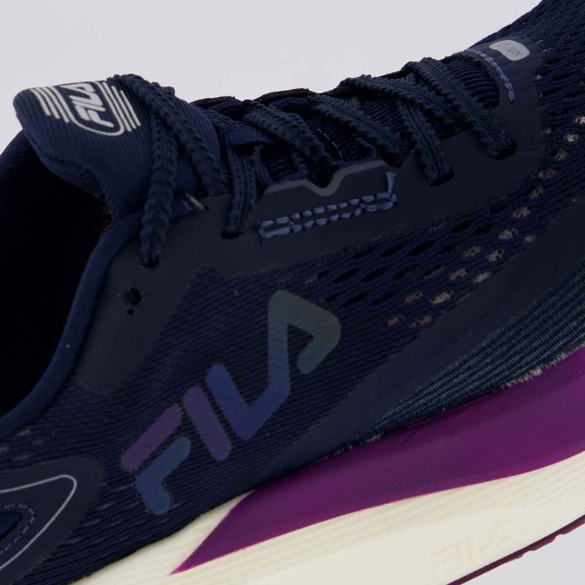 Tênis Fila Racer T2 Xtreme Feminino Marinho e Roxo Azul Marinho 7