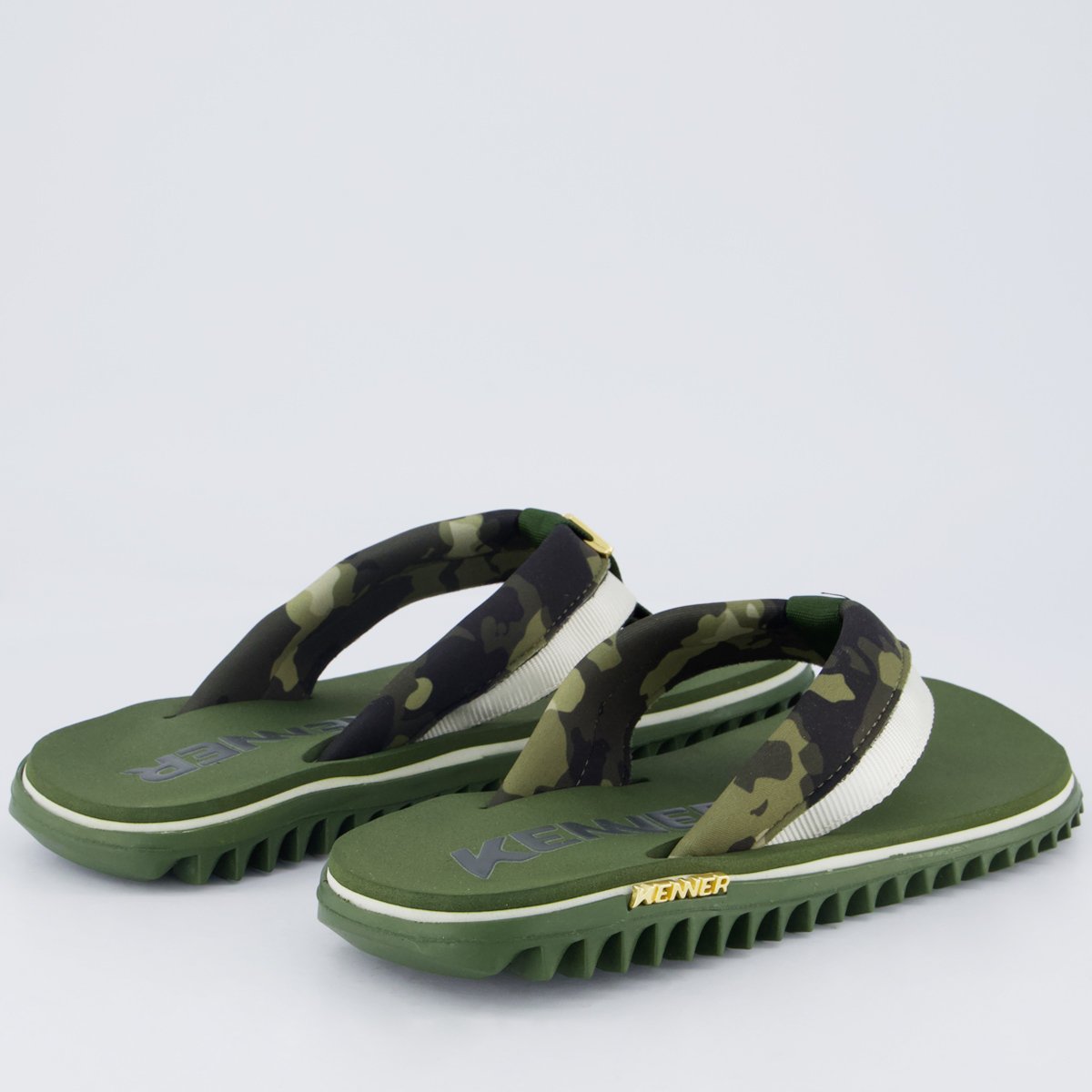 Chinelo Kenner Kivah Colors Verde Verde 4