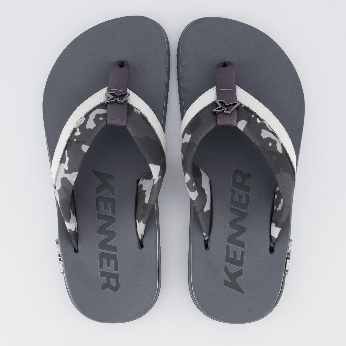 Chinelo Kenner Kivah Colors Cinza