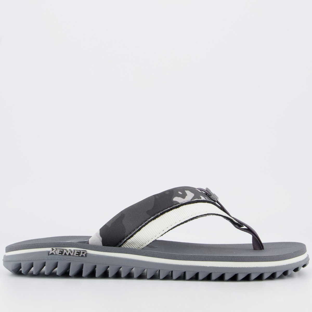 Chinelo Kenner Kivah Colors Cinza Cinza 2