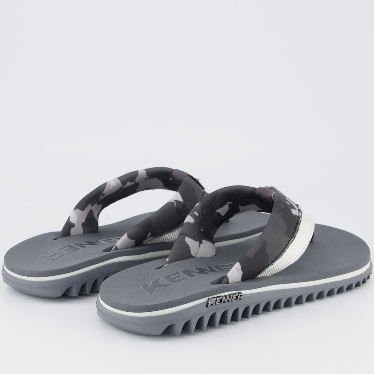 Chinelo Kenner Kivah Colors Cinza Cinza 4