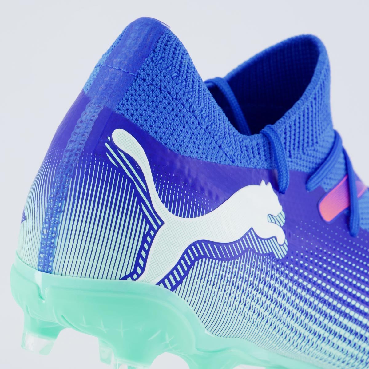 Chuteira Puma Future 7 Match Campo Azul e Branca Azul 6