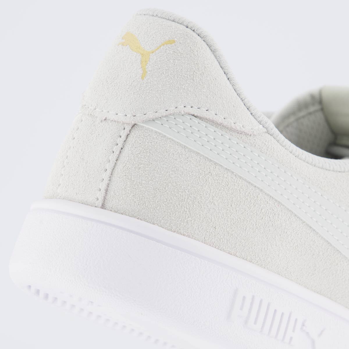 Tênis Puma Smash V3 BDP Cinza Claro Bege 6