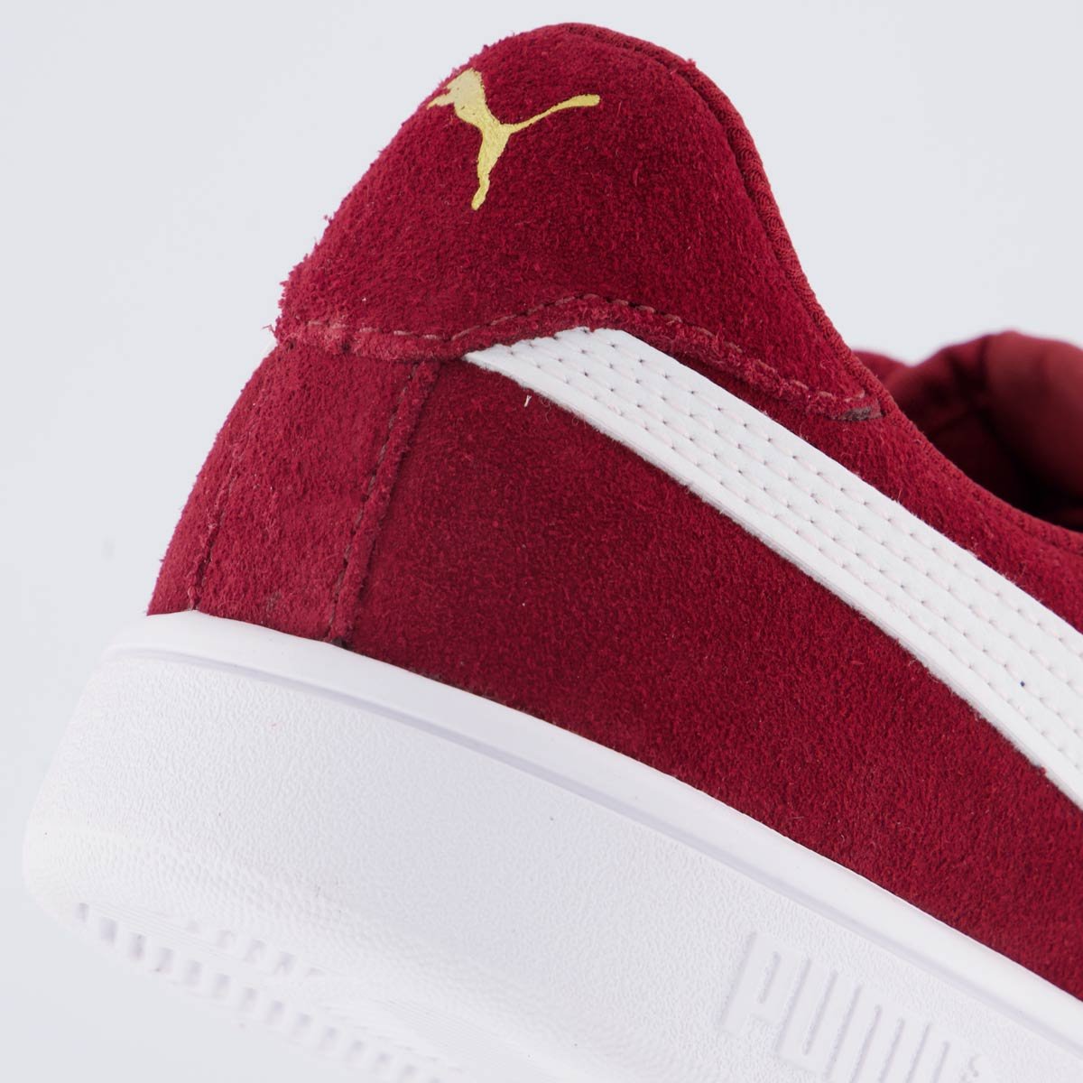 Tênis Puma Smash V3 BDP Feminino Bordô Vermelho 6