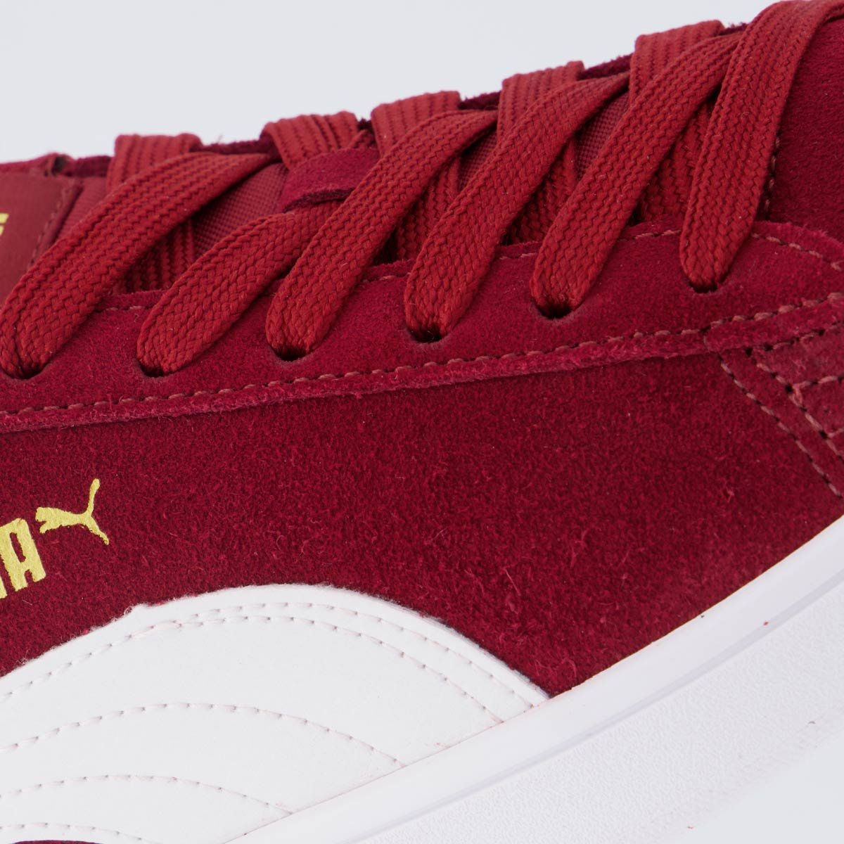 Tênis Puma Smash V3 BDP Feminino Bordô Vermelho 7