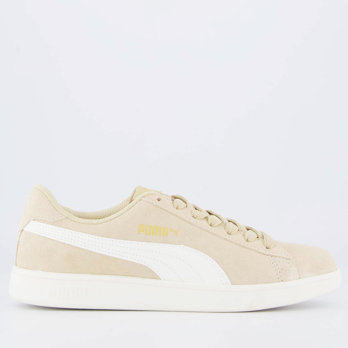 Tênis Puma Smash V3 BDP Feminino Bege e Branco