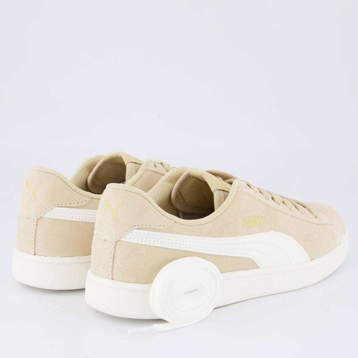 Tênis Puma Smash V3 BDP Feminino Bege e Branco Bege 3
