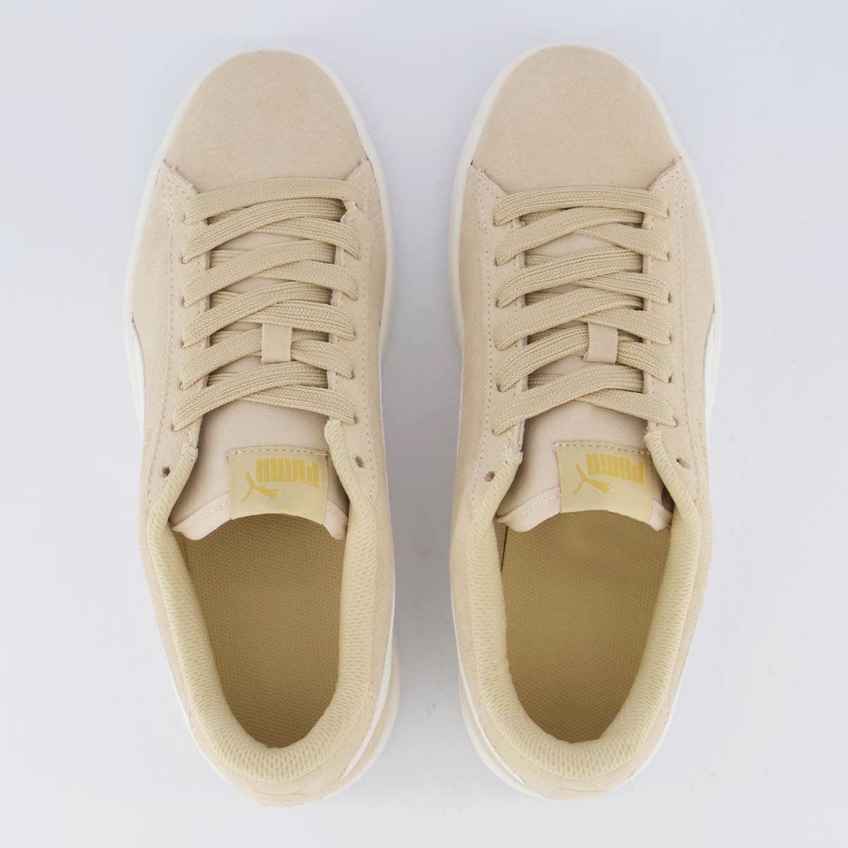 Tênis Puma Smash V3 BDP Feminino Bege e Branco Bege 4