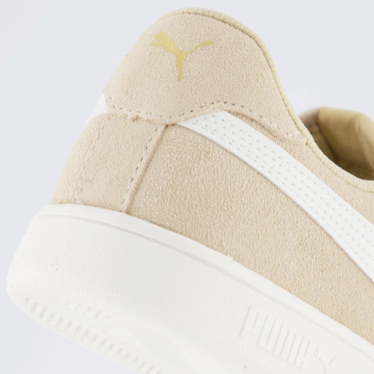 Tênis Puma Smash V3 BDP Feminino Bege e Branco Bege 6