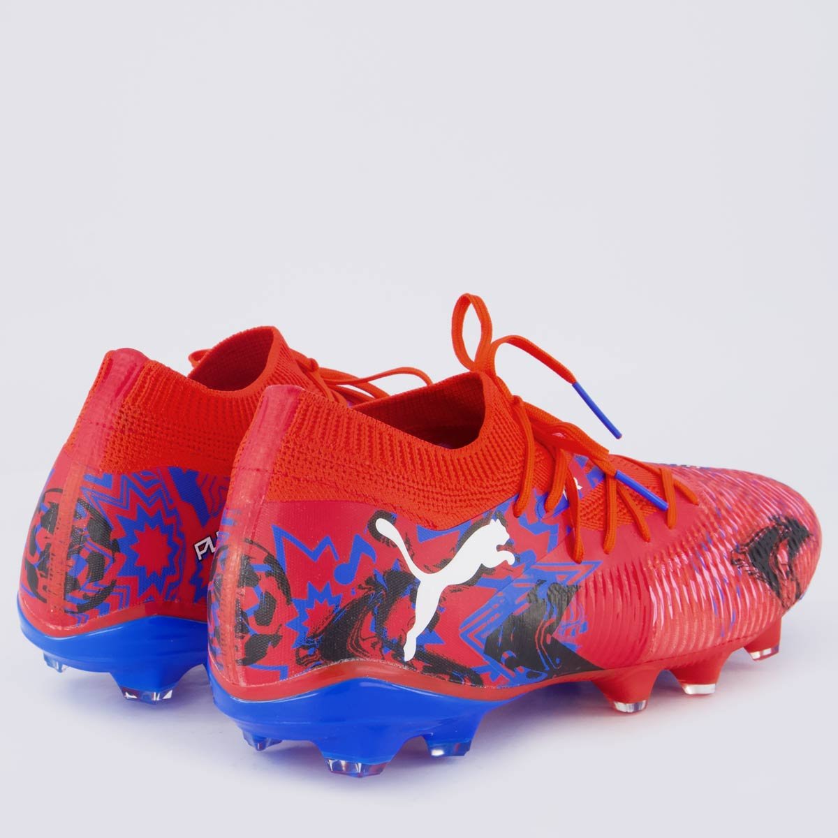 Chuteira Puma Future 8 Match Playmakers FG/AG Camp Vermelho 3