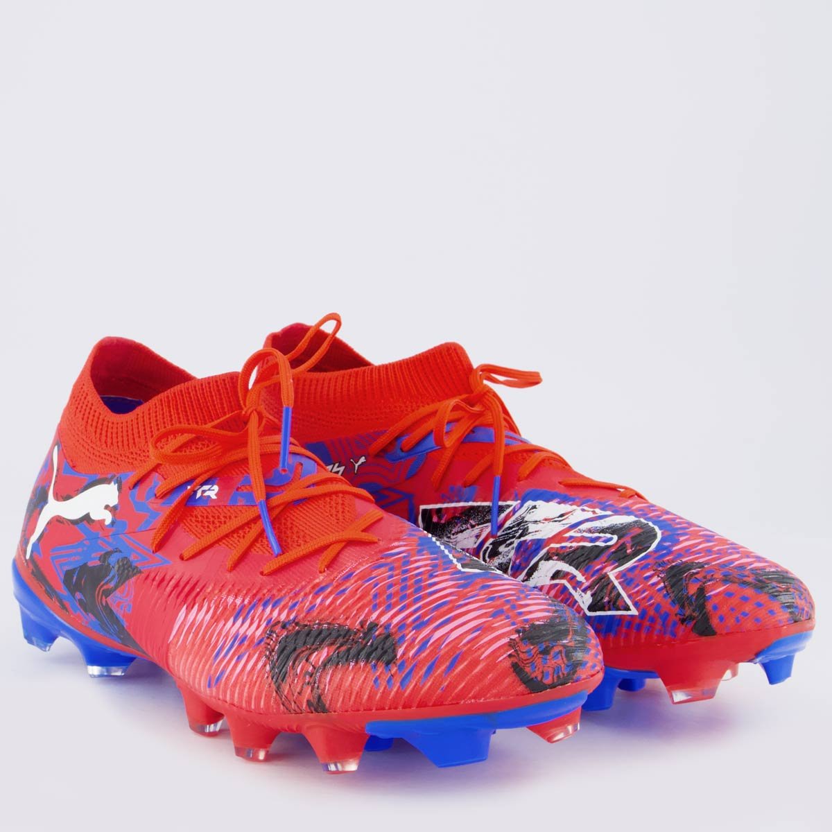 Chuteira Puma Future 8 Match Playmakers FG/AG Camp Vermelho 2