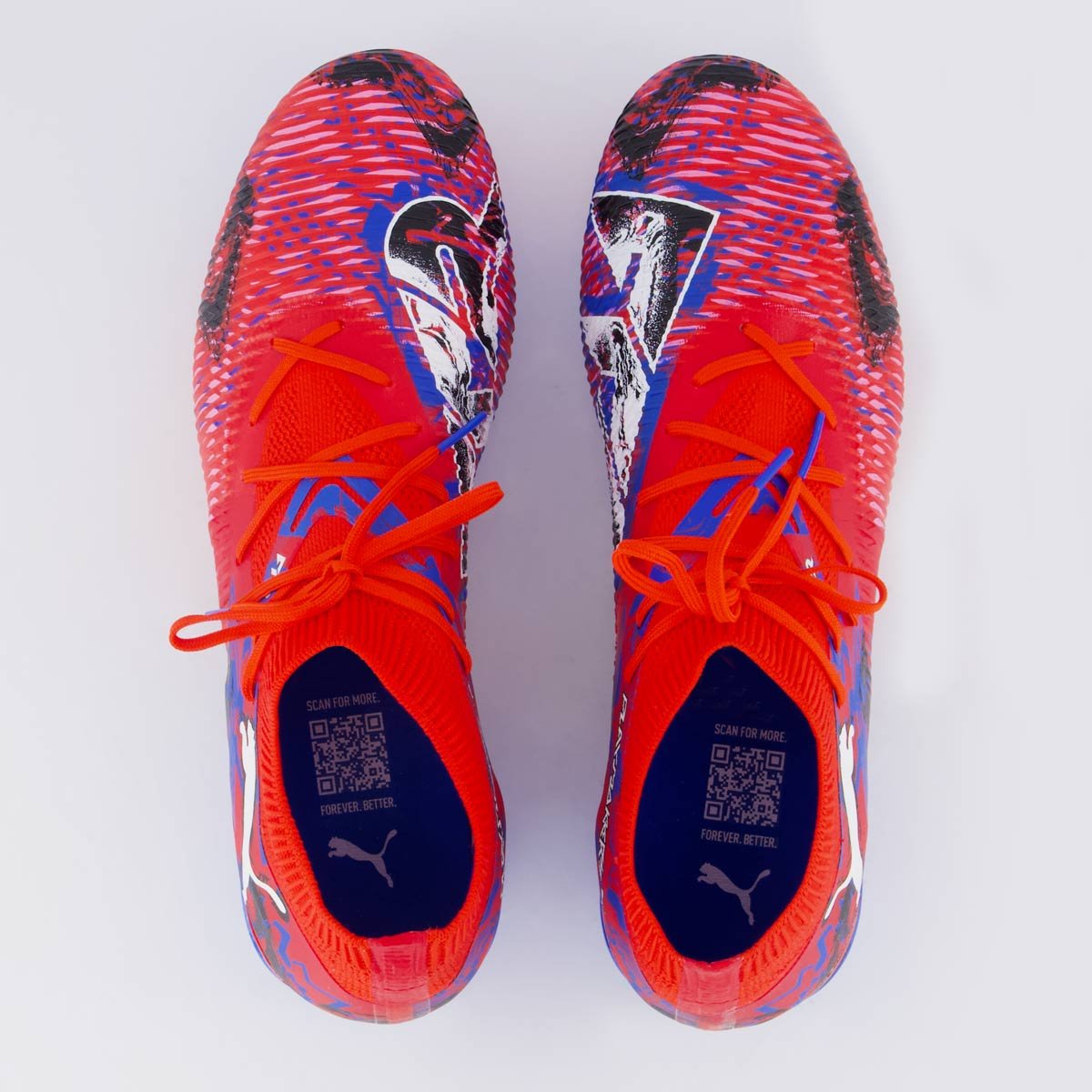 Chuteira Puma Future 8 Match Playmakers FG/AG Camp Vermelho