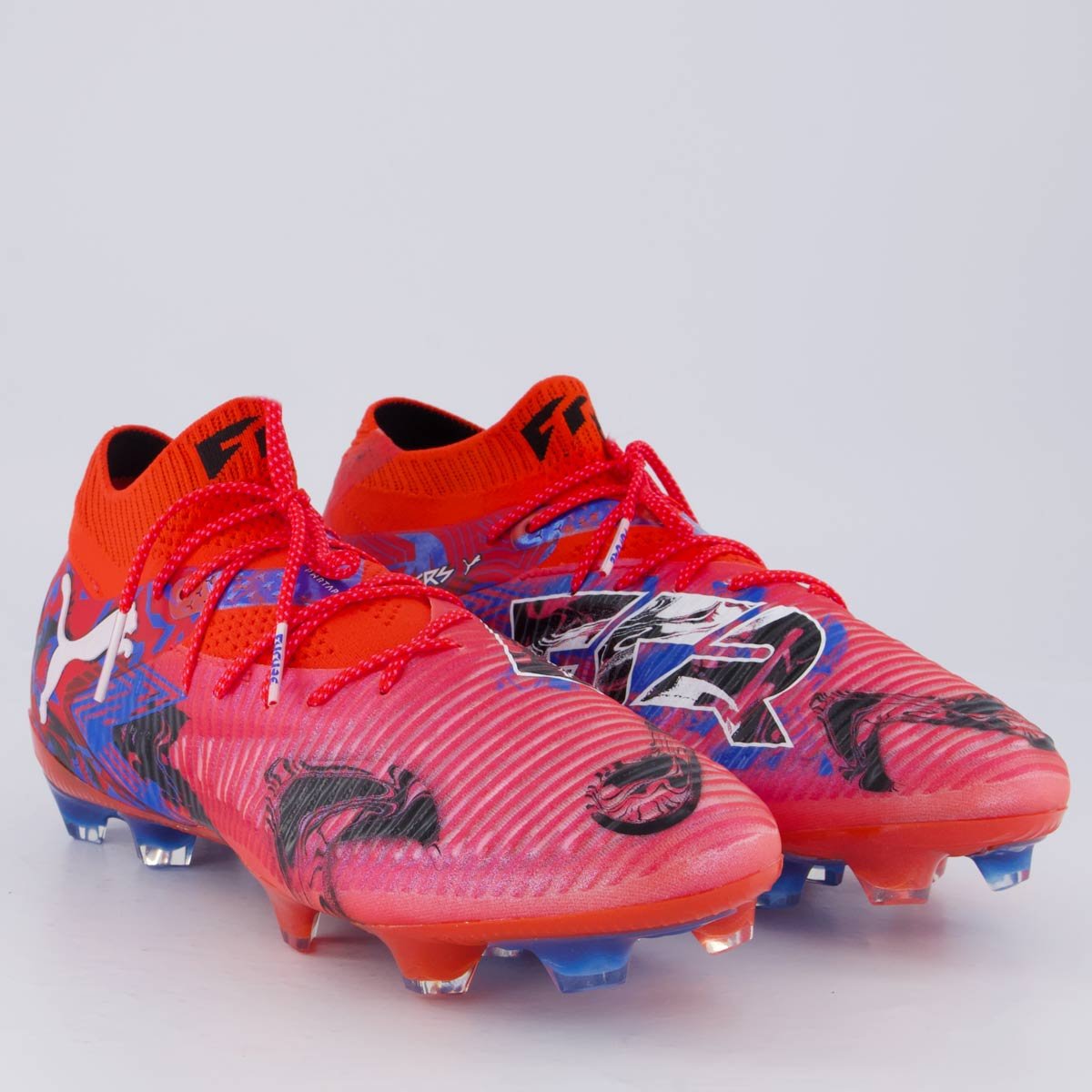 Chuteira Puma Future 8 Ultimate Playmakers FG Campo Vermelha Vermelho 2