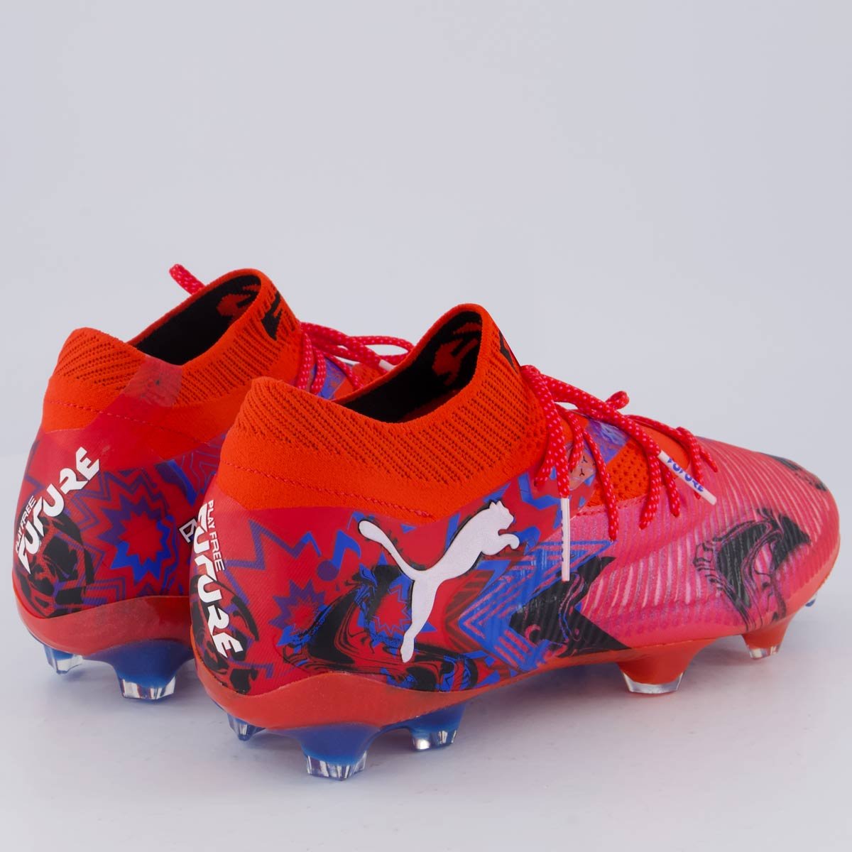 Chuteira Puma Future 8 Ultimate Playmakers FG Campo Vermelha Vermelho 3