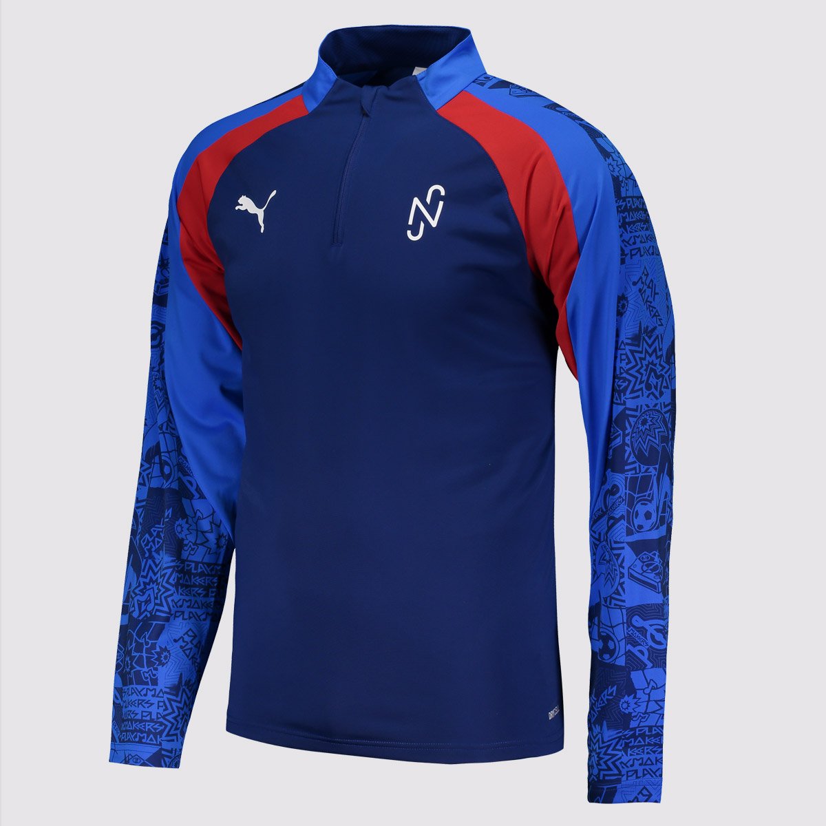 Blusão Puma Neymar JR Playmaker Azul Azul 2