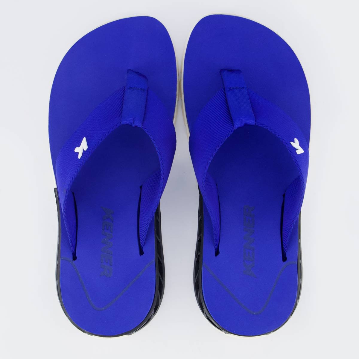 Chinelo Kenner Rakka Azul e Off White Azul 1