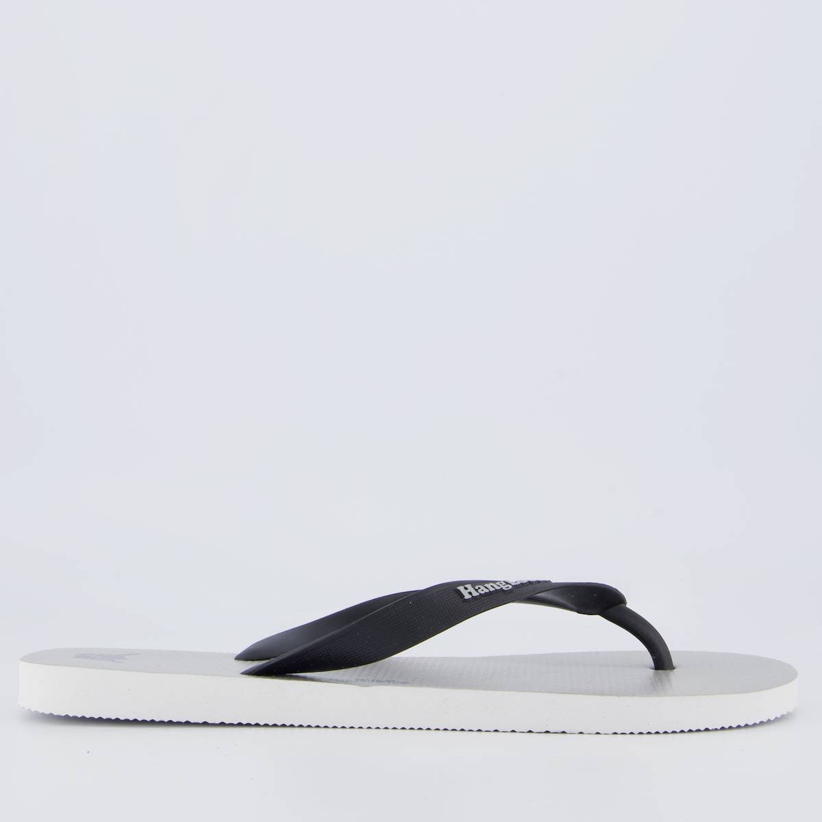 Chinelo Hang Loose Cinza e Branco Preto 2