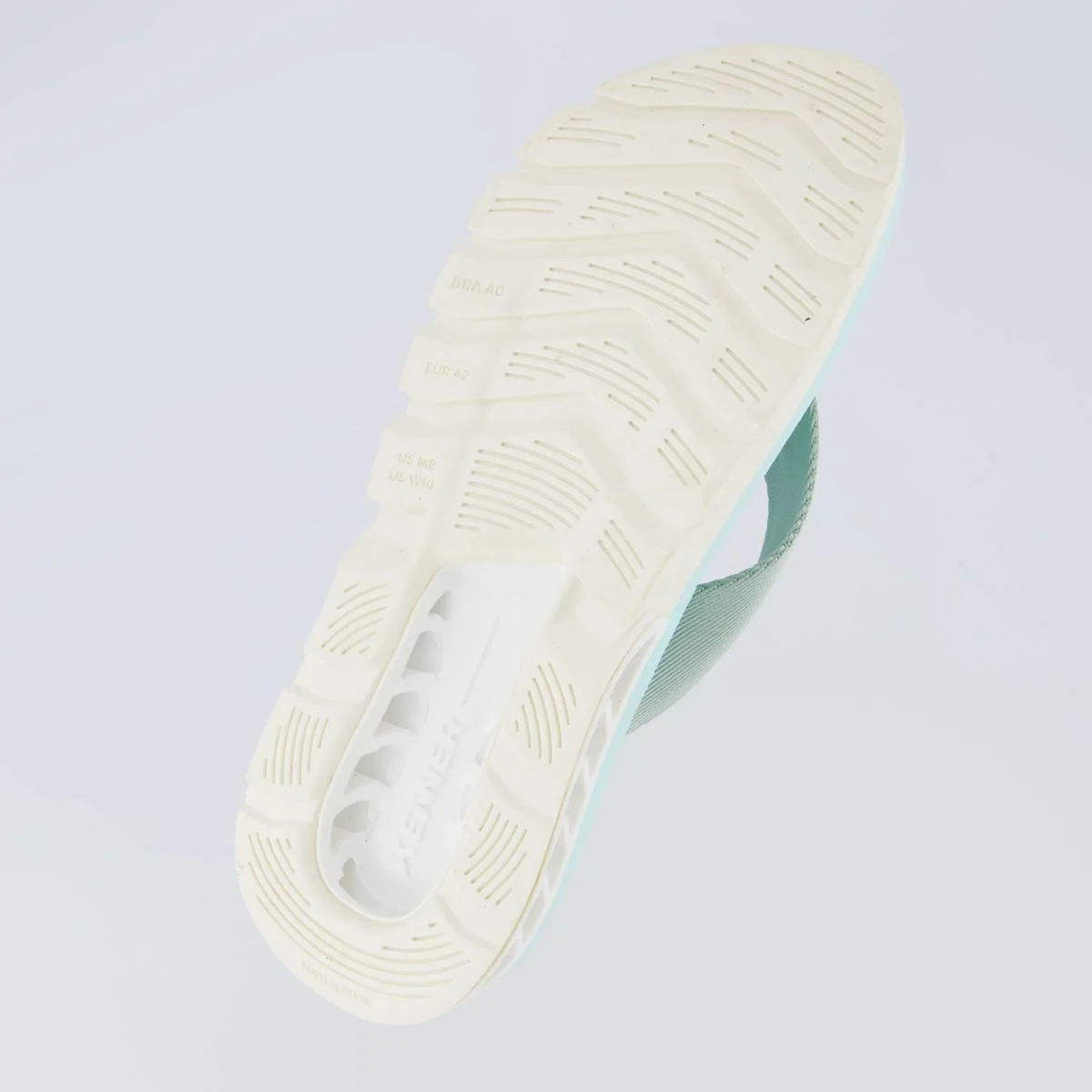 Chinelo Kenner Rakka Azul Claro e Branco Verde 5