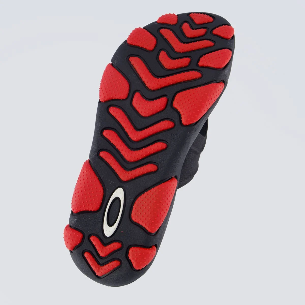 Chinelo Oakley Titan Preto e Vermelho Preto 5